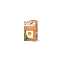 Caramelos Suizos de Hierbas Ricola Menta-Naranja 50g (Sin Azúcar, Alivio de la Garganta y Aliento Fresco)