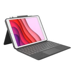 Logitech Combo Touch iPad 10,2 7/8/9.Gen QWERTY (IT) - Gris