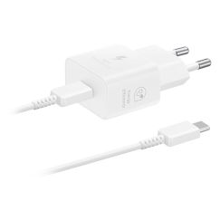 Samsung 25W USB-C Adaptador Rápido EP-T2510 con Cable - Blanco