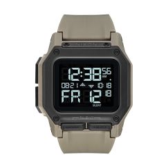 Reloj Digital Nixon Regulus A1180-2711 All Sand 46 mm Táctico Resistente al Agua 100 m