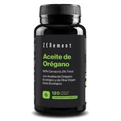 Aceite de Orégano Zenement 150 mg 120 Cápsulas Blandas con Aceite de Oliva Virgen Extra Ecológico Español