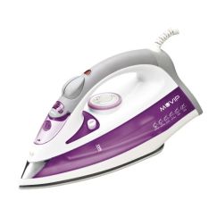 Plancha de Vapor Muvip 2200W con Suela de Cerámica — Plancha Antigoteo de Alta Eficiencia con Temperatura Regulable