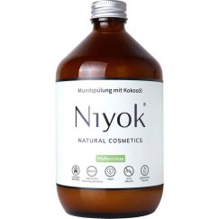 Enjuague Bucal con Aceite de Coco Natural Niyok 500ml (Protección Integral, Acción Antibacteriana y Aliento Fresco)