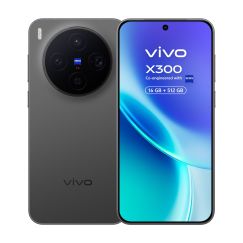 Smartphone Vivo X300 5G (512 GB, 16 GB RAM, Pantalla LTPO AMOLED 6.31" 120Hz, Cámara ZEISS de 200 MP, Dual SIM) — Phantom Black