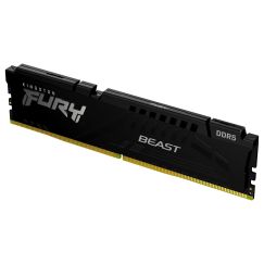 Memoria RAM Kingston FURY Beast DDR5 16GB (1x16GB) 5200 MHz CL40 DIMM (Intel XMP 3.0, Plug N Play) — Negro (KF552C40BB-16)