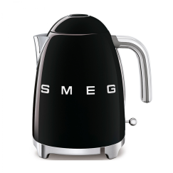 Hervidor de Agua Eléctrico Smeg Estilo Anni 50 KLF03BLEU 1.7L (2400W) — Negro Brillante