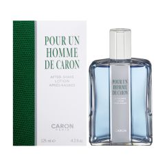Loción Aftershave Caron Pour Un Homme de Caron 125ml (Acción Calmante, Hidratante, Aroma Clásico de Lavanda y Vainilla)