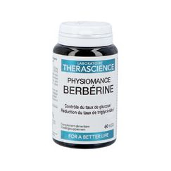 Suplemento Alimenticio Therascience Physiomance Berberine (60 Comprimidos, Control de la Glucemia, Regulación Metabólica y Cardiovascular)