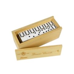 Dominó Profesional Chamelo Fournier — Juego de Dominó de Competición con Fichas de Celulosa y Estuche Premium