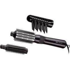 Moldeador de Pelo Braun Satin Hair 3 AS330 — Cepillo de Aire Caliente con Función de Liberación de Mechones y 2 Accesorios