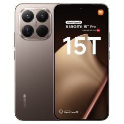 Smartphone Xiaomi 15T Pro 5G (512 GB, 12 GB RAM, Pantalla AMOLED 6.83" 144Hz, Cámaras Leica de 50 MP, Dual SIM) — Dorado Mocha