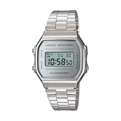 CASIO Vintage Iconic Reloj Digital / Vintage A168WEM-7EF (Digital / Vintage, Caja Cromada Plateada)