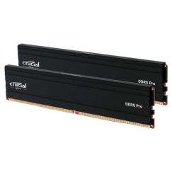 Kit de Memoria RAM Crucial Pro 48 GB (2x24 GB) DDR5 6000MHz CL48 (Intel XMP 3.0 / AMD EXPO, UDIMM) — Negro Mate