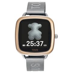 Smartwatch Tous D-Connect (Smartwatch, Mujer, Oro Rosa IP y Acero, 30 m)
