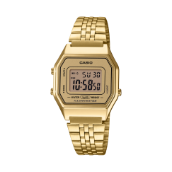 CASIO Vintage Iconic Reloj Digital / Vintage LA680WEGA-9ER (Digital / Vintage, Dorado Cromado)