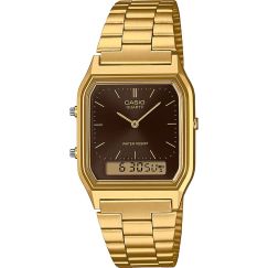 CASIO AQ-230 Ana-Digi Reloj Ana-Digi AQ-230GA-5AMQYES (Ana-Digi, Dorado Cromado)