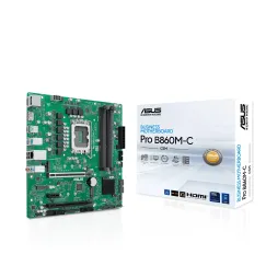 Placa Base ASUS Pro B860M-C-CSM (Intel Socket LGA1851, Micro-ATX, DDR5, PCIe 5.0, Enterprise Business, ASUS CSM)