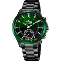 Reloj Lotus Minimalist para Hombre 18965/2 — Esfera Verde Sunray con Brazalete de Eslabones de Acero Inoxidable