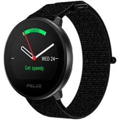 Smartwatch Polar Unite Black (Talla M-L) — Reloj Deportivo de Fitness con GPS Vinculado, Pulsómetro de Muñeca y Guía de Entrenamiento