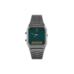 CASIO AQ-230 Ana-Digi Reloj Ana-Digi AQ-230EGG-3AEF (Ana-Digi, Dorado Cromado)