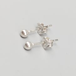 Aretes de plata S925 0.42g 3mm