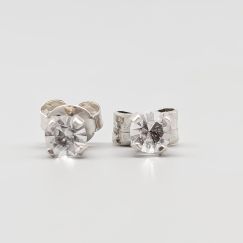 Pendientes de plata con piedras S830 0.69g 5mm