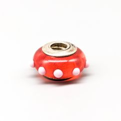 Pandora abalorio de plata con detalle de cristal S925 2.91g 15mm