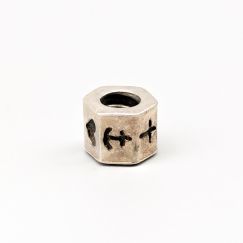 Pandora charm de plata Fe esperanza y amor S925 2.17g 8mm