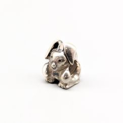 Charm Pandora de conejo de plata S925 3.68g 9mm