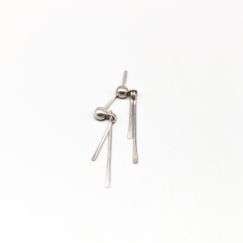 Pendientes de plata S925 1.66g 38mm