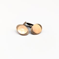 Gemelos en Plata Dorada S830 8.81g 19mm