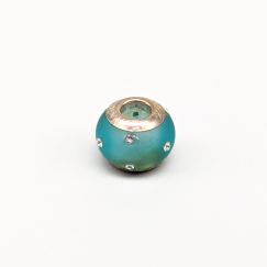 Zhiara Charm de Plata con Piedras S925 1.74g 12mm