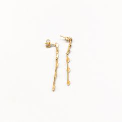 Pendientes en Oro Multicolor 18K 2.54g 45mm