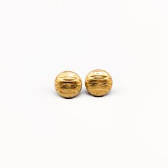 Aretes en Oro 18K 0.87g 10mm