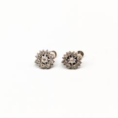 Clips en Plata con Piedras S830 4.49g 14mm