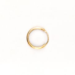 Arete individual en Plata Bañada en Oro S925 0.23g 13mm