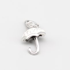 Charm de Plata con Piedras Paraguas S925 1.55g 12mm