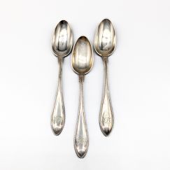 3 cucharaditas P.Hertz Denmark S925 66.52g 14.1cm