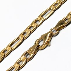 44.5cm Cadena Fígaro en oro 18K 8.2g