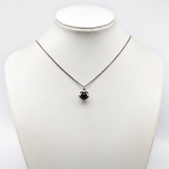 38.5cm collar de plata con colgante S830 3.2g