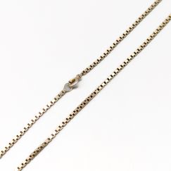 38cm Cadena de caja en plata S830 6.33g