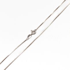 40cm Cadena de Caja en Plata S925 1.62g