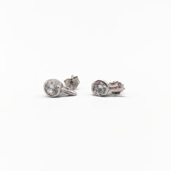 Bounce en Plata con Piedras Blancas S925 1.38g 10.5mm