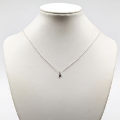 44.5cm Eslabón de Ancla en Plata con Colgante P S925 2.1g