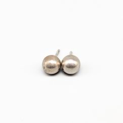 Aretes en Bolas de Plata S830 2.18g 7mm