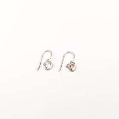 Aretes en Plata con Piedras S830 0.72g 16mm