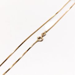 36cm Cadena tipo caja en Oro 18K 1.99g