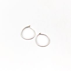 Aro de Plata S925 0.4g 15mm
