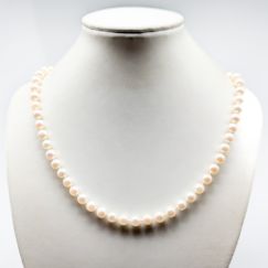 46.5cm Pulsera de oro con Perlas cultivadas 14K 26.88g