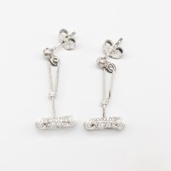 Pendientes de Plata Whisks S830 1.28g 30mm